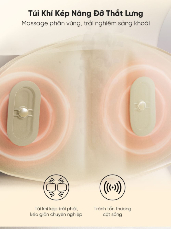 Máy Massage Chườm Nóng Bụng Và Thắt Lưng Breo Y2 | Chườm Ấm Hồng Ngoại – Đa Năng Hỗ Trợ Giảm Đau Lưng  | Bảo hành 12 Tháng