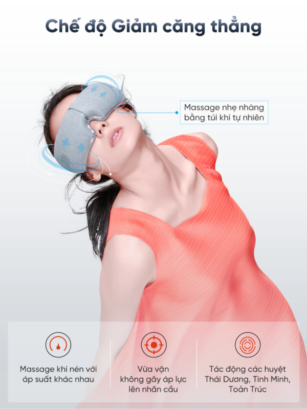 Máy Massage Mắt Cao Cấp BREO iSee M | Massage Chườm Nóng Giảm Nhức Mỏi Mắt – Thiết Kế Gấp Gọn | Bảo hành 12 Tháng