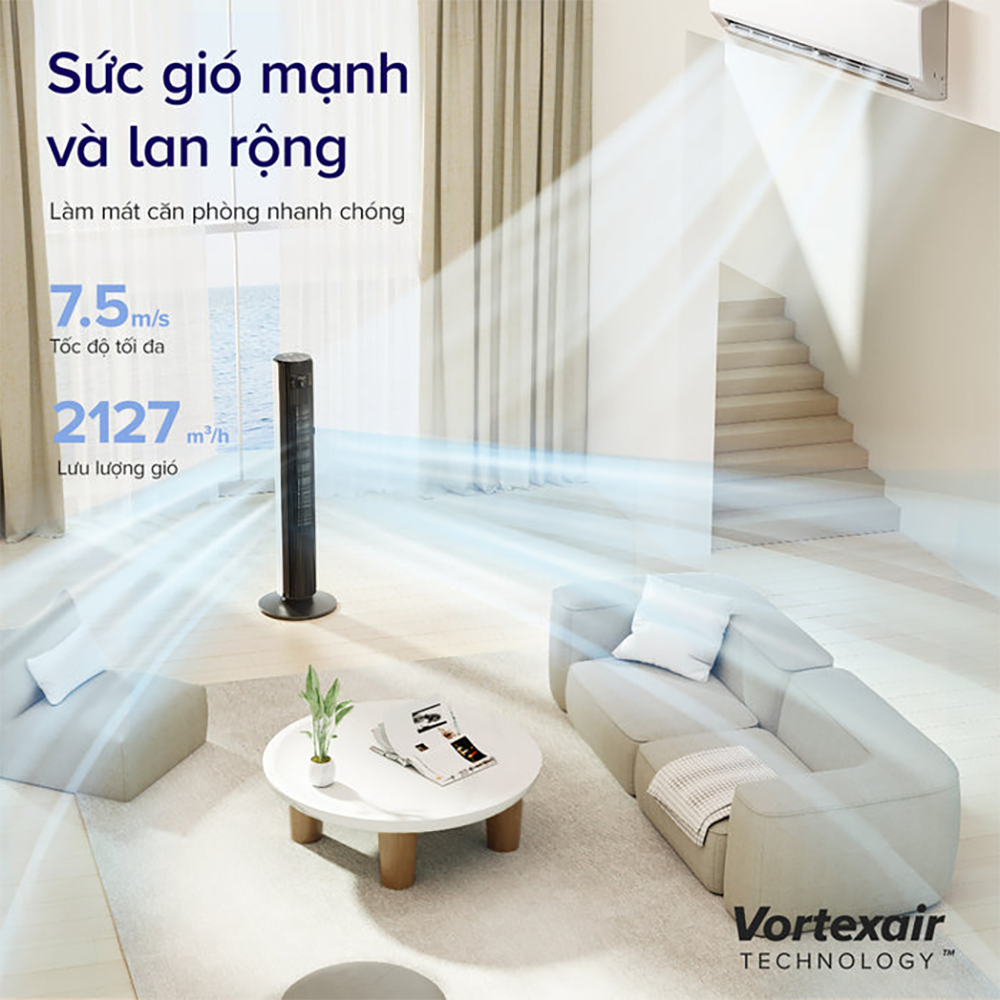 Quạt Tháp Điều Hòa Thông Minh Levoit Classic 42 inches | Cảm biến nhiệt độ | Bảo hành 24 Tháng 56 Levoit Classic 42 1