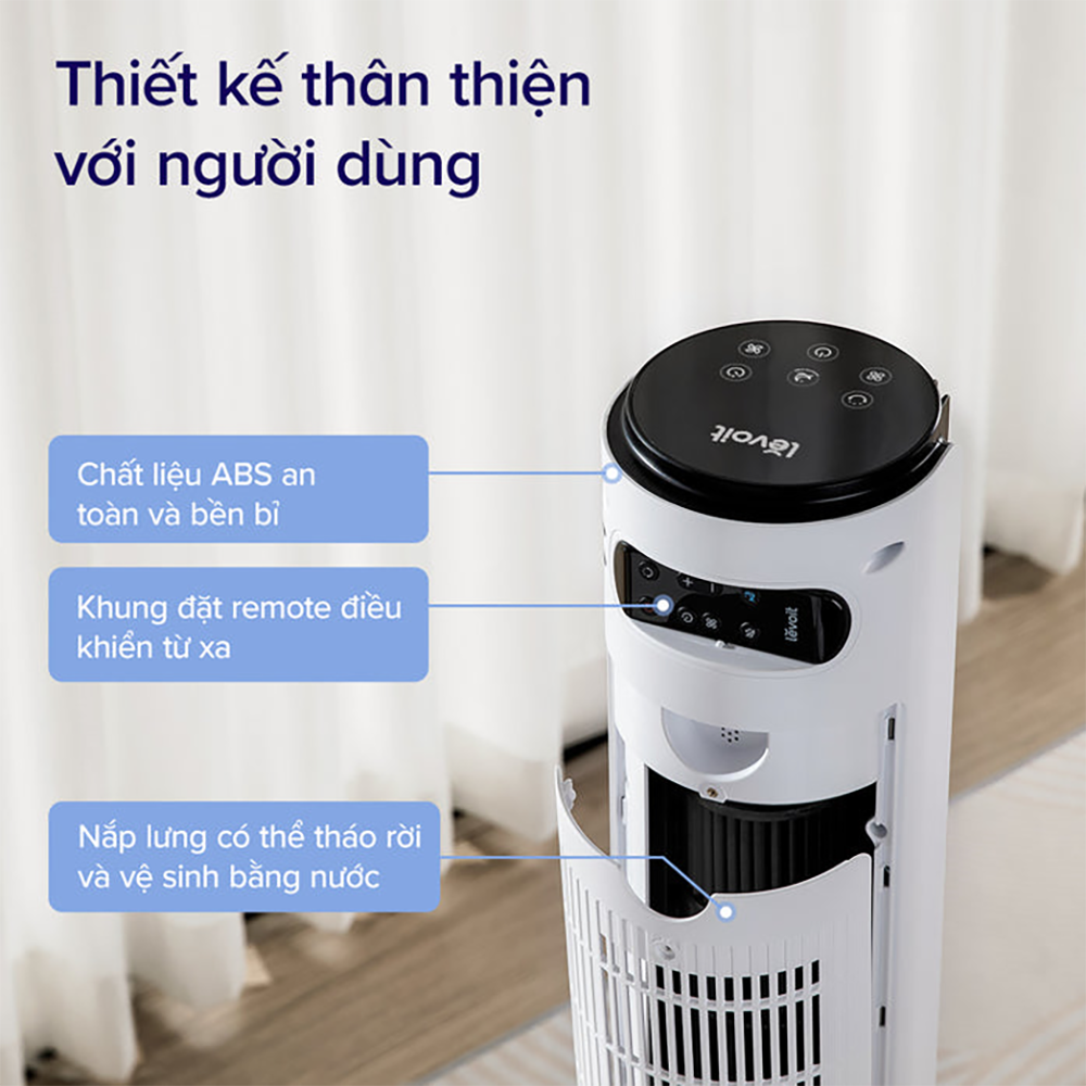 Quạt Tháp Điều Hòa Thông Minh Levoit Classic 42 inches | Cảm biến nhiệt độ | Bảo hành 24 Tháng 62 Levoit Classic 42 7