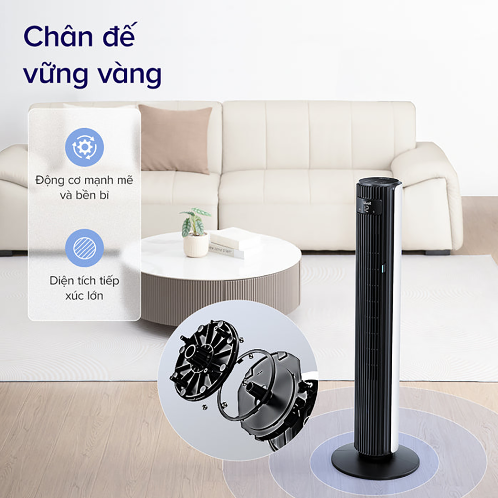 Quạt Tháp Điều Hòa Thông Minh Levoit Classic 42 inches | Cảm biến nhiệt độ | Bảo hành 24 Tháng 64 Levoit Classic 42 9