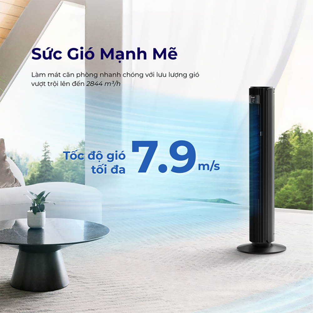 Quạt Tháp Điều Hòa Levoit Smart Wifi 42 inches | Kết nối app - Cảm biến nhiệt độ - 12 cấp gió | Bảo hành 24 Tháng 55 Levoit Smart Wifi 42 1