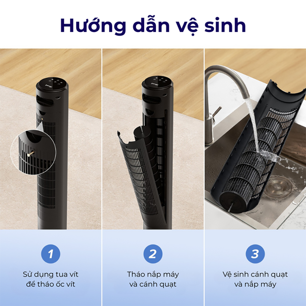 Quạt Tháp Điều Hòa Levoit Smart Wifi 42 inches | Kết nối app - Cảm biến nhiệt độ - 12 cấp gió | Bảo hành 24 Tháng 64 Levoit Smart Wifi 42 10
