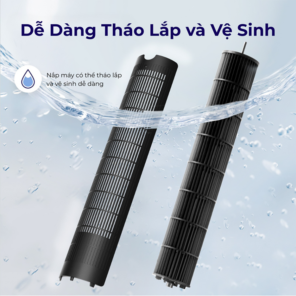 Quạt Tháp Điều Hòa Levoit Smart Wifi 42 inches | Kết nối app - Cảm biến nhiệt độ - 12 cấp gió | Bảo hành 24 Tháng 60 Levoit Smart Wifi 42 6