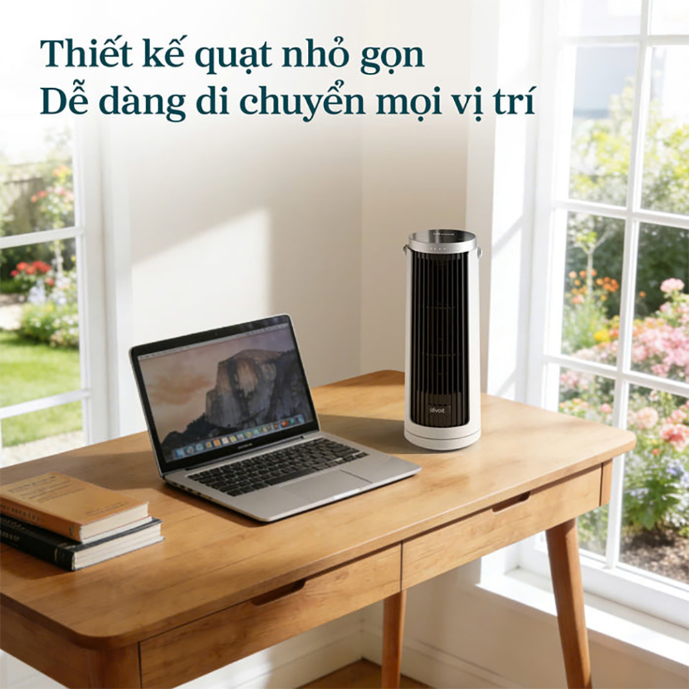 Quạt Tháp Thông Minh Levoit Windi Mini | Điều khiển từ xa - 5 tốc độ gió - Tiết kiệm điện - Bảo hành 24 Tháng 44 Levoit Windi Mini 2