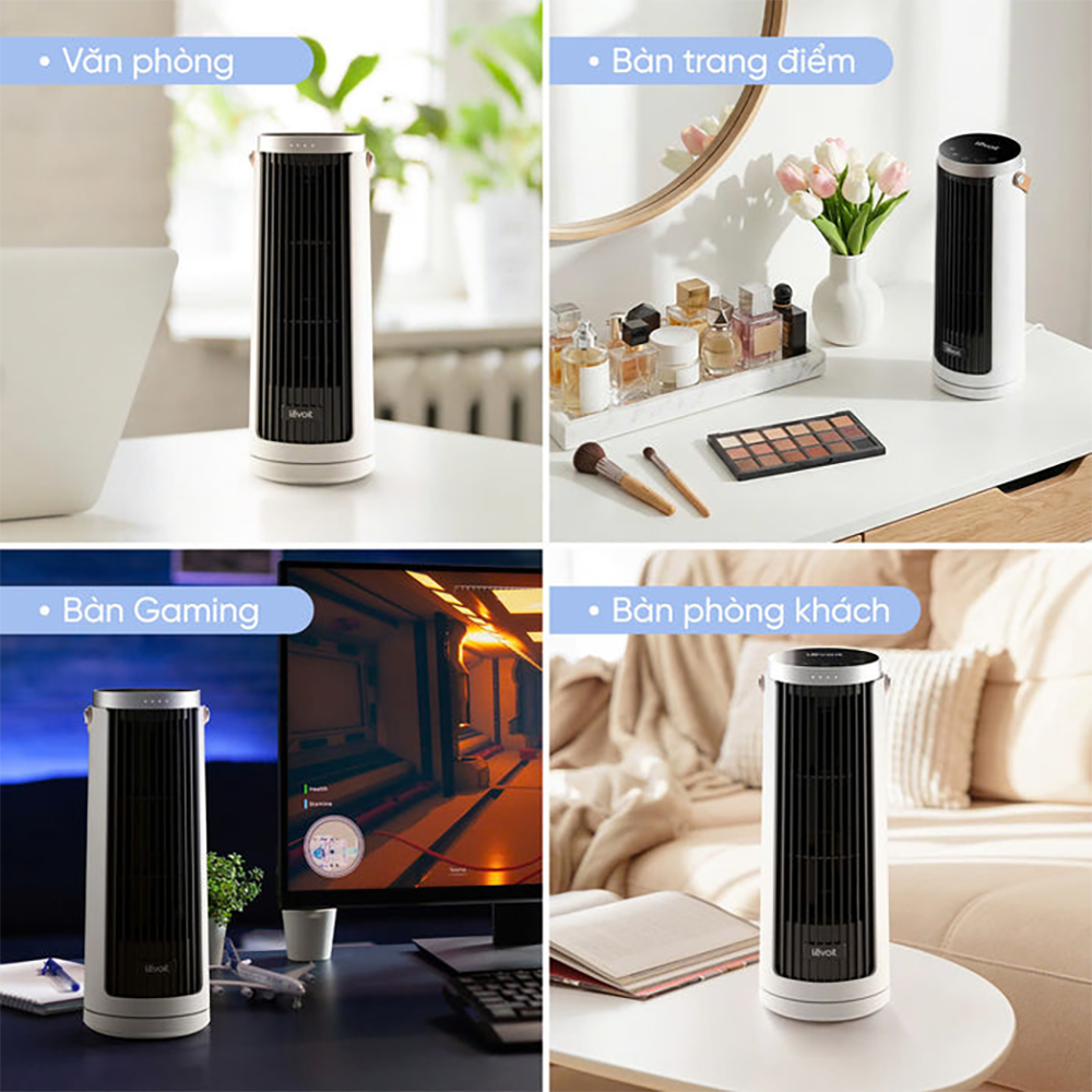 Quạt Tháp Thông Minh Levoit Windi Mini | Điều khiển từ xa - 5 tốc độ gió - Tiết kiệm điện - Bảo hành 24 Tháng 46 Levoit Windi Mini 4