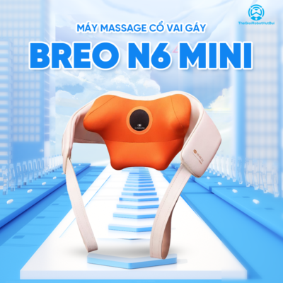 Máy Massage Cổ Vai Gáy BREO N6 Mini | Kỹ Thuật Y Học Cổ Truyền – Massage Như Tay Người | Bảo hành 12 Tháng