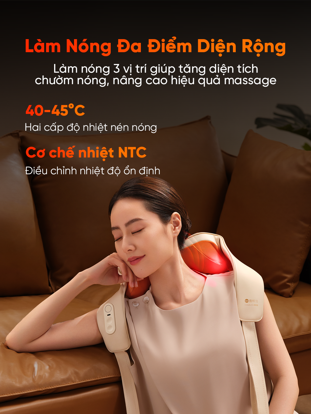 Máy Massage Cổ Vai Gáy BREO N6 Mini | Kỹ Thuật Y Học Cổ Truyền - Massage Như Tay Người | Bảo hành 12 Tháng 50 N6 Mini 2