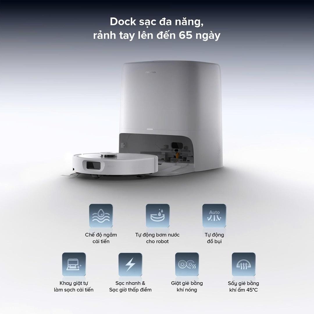Rảnh tay tới 65 ngày: Dock đa năng trên Roborock Qrevo 2 Pro có gì đặc biệt? 23 Ranh tay toi 65 ngay Dock da nang tren Roborock Qrevo 2 Pro co gi dac biet 1