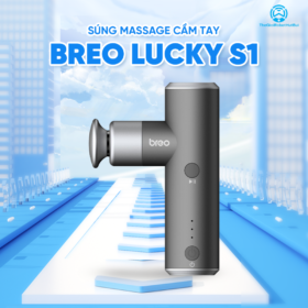 Súng Massage Cầm Tay Breo Lucky S1 | Giảm Đau Mỏi Cơ Nhanh – Thiết Kế Siêu Nhỏ Gọn | Bảo hành 12 Tháng