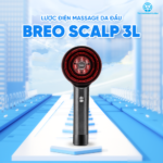 Lược Điện Massage Da Đầu BREO Scalp 3L | Ánh Sáng Laser 3R – Phát Triển Nang Tóc | Bảo hành 12 Tháng
