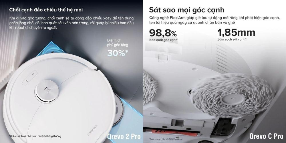 So sánh hai robot hút bụi Roborock Qrevo C Pro và Qrevo 2 Pro cho gia đình hiện đại 26 so sanh qrevo c pro va qrevo 2 pro trong cung tam gia nen mua san pham nao 5