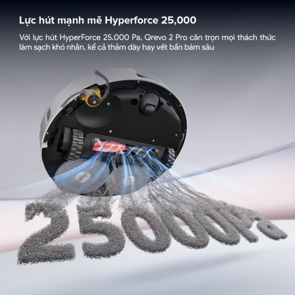 Robot Hút Bụi Lau Nhà Roborock Qrevo 2 Pro – Bảo hành chính hãng 24 Tháng