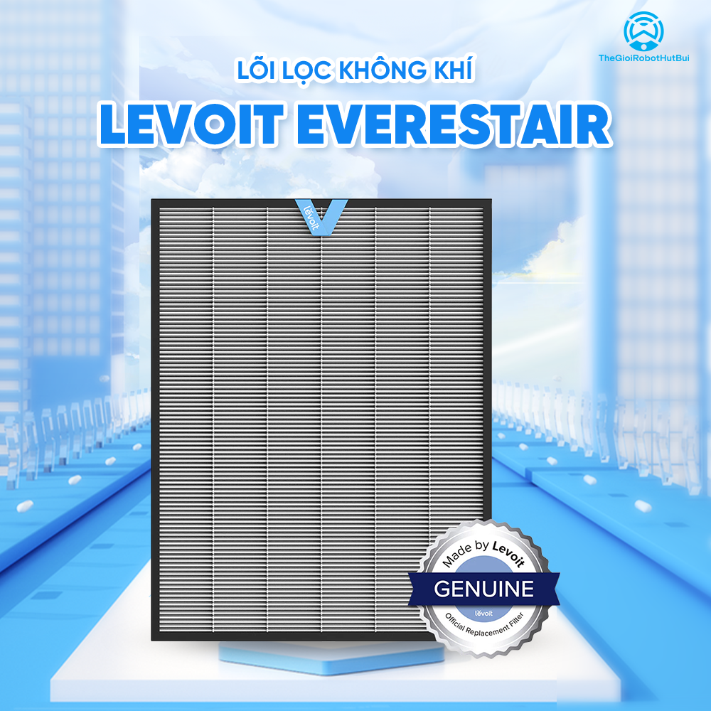 Lõi Lọc Không Khí Chính Hãng Cho Máy Lọc Không Khí Levoit EverestAir | Lọc Bụi Mịn – Khử Mùi – Lõi HEPA – Than Hoạt Tính