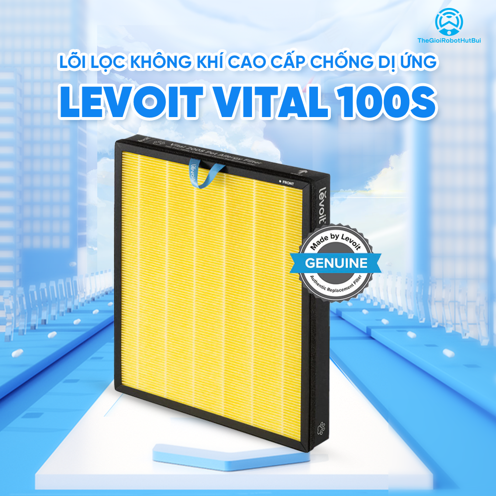Lõi Lọc Không Khí Cao Cấp Chống Dị Ứng Thú Nuôi Cho Máy Lọc Không Khí Levoit Vital 100S | Khử Mùi Thú Cưng Hiệu Quả Cao