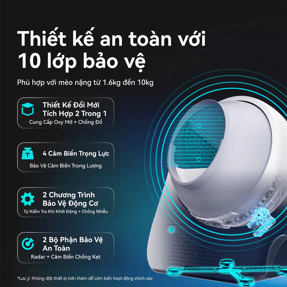 Máy Dọn Phân Cho Mèo Tự động CATLINK Pro Ultra | Khử mùi hiệu quả - Kết nối app - Cảm biến an toàn - Bảo Hành 12 Tháng 47 CatLink Pro Ultra 2