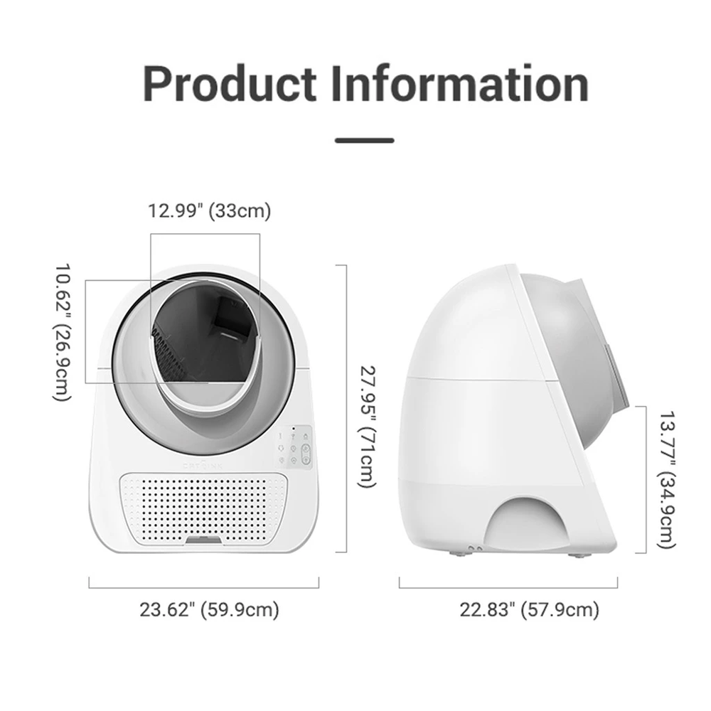 Máy Dọn Phân Cho Mèo Tự động CatLink Pro X Luxury | Khử mùi - Kết nối app - Cảm biến an toàn - Bảo Hành 12 Tháng 53 CatLink Pro X