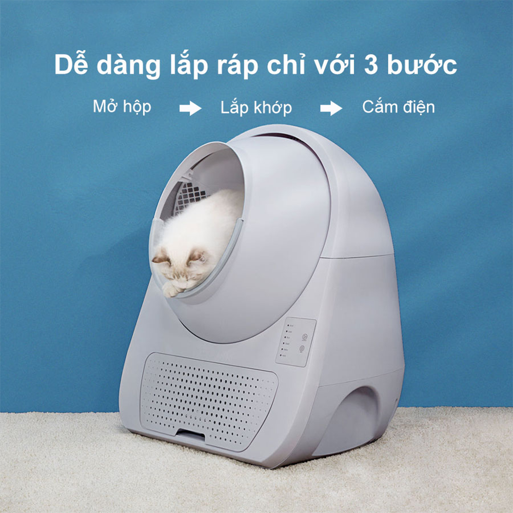 Máy Dọn Phân Cho Mèo Tự động CATLINK Young | Khử mùi hiệu quả - Cảm biến an toàn - Ngăn chứa lớn - Bảo Hành 12 Tháng 63 CatLink Young 11