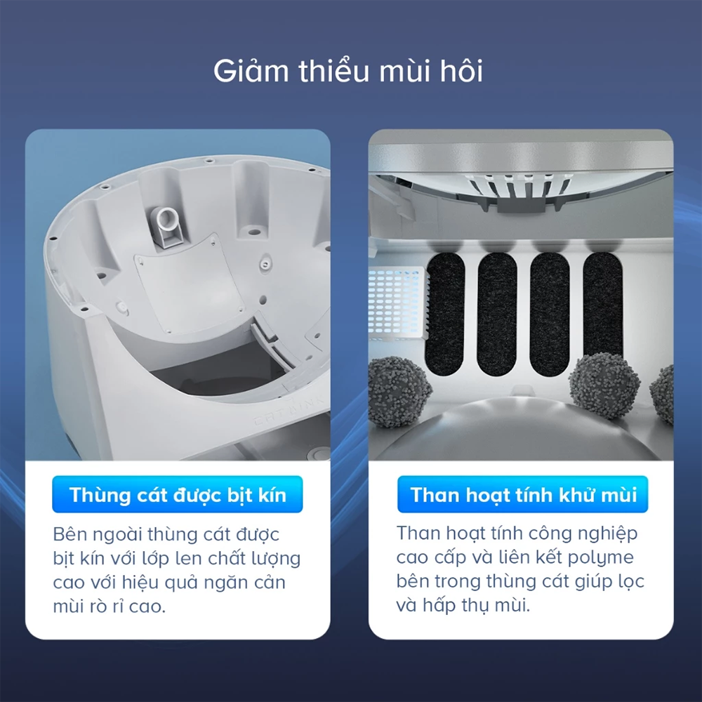 Máy Dọn Phân Cho Mèo Tự động CATLINK Young | Khử mùi hiệu quả - Cảm biến an toàn - Ngăn chứa lớn - Bảo Hành 12 Tháng 57 CatLink Young 3