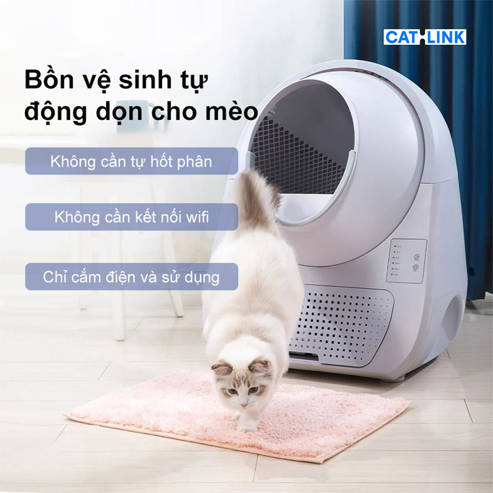 Máy Dọn Phân Cho Mèo Tự động CATLINK Young | Khử mùi hiệu quả - Cảm biến an toàn - Ngăn chứa lớn - Bảo Hành 12 Tháng 59 CatLink Young 7