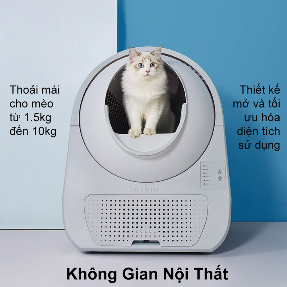 Máy Dọn Phân Cho Mèo Tự động CATLINK Young | Khử mùi hiệu quả - Cảm biến an toàn - Ngăn chứa lớn - Bảo Hành 12 Tháng 60 CatLink Young 8