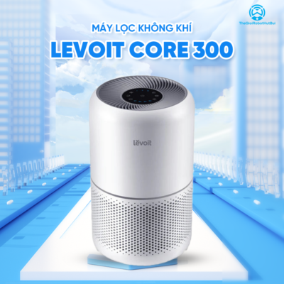Máy Lọc Không Khí Levoit Core 300 – Lõi HEPA 3 lớp lọc bụi mịn – Hẹn giờ – Màn điều khiển – Chế độ ngủ | Bảo hành 24 Tháng