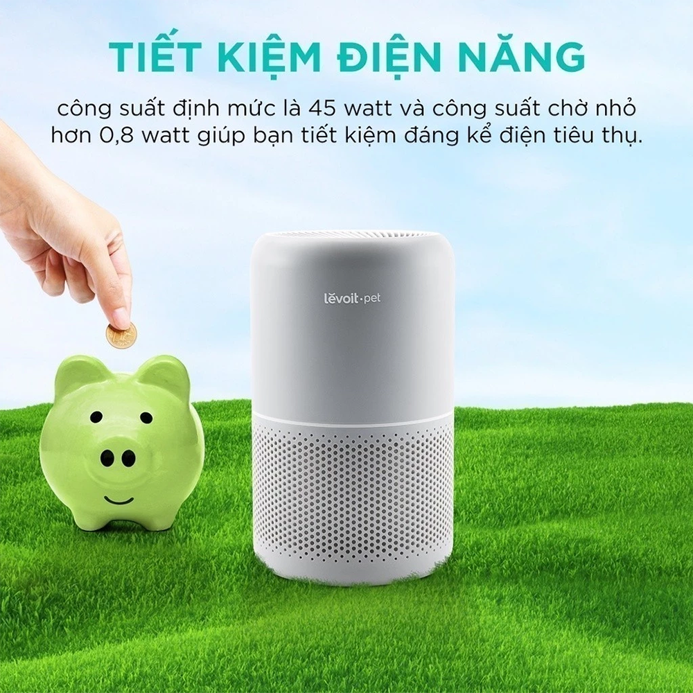 Máy Lọc Không Khí Cho Thú Cưng Levoit Core P350 - Lõi HEPA 3 lớp lọc bụi mịn - Hẹn giờ - Màn điều khiển - Bảo hành 24 Tháng 50 Levoit P350 5