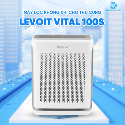 Máy Lọc Không Khí Cho Thú Cưng Levoit Vital 100S – Lọc bụi mịn – Khử mùi, hút lông – Đèn cảm biến | Bảo hành 24 Tháng