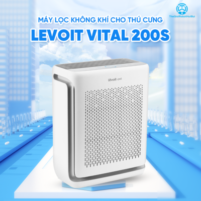 Máy Lọc Không Khí Cho Thú Cưng Levoit Vital 200S – Lọc bụi mịn – Khử mùi, hút lông – Đèn cảm biến chất lượng | Bảo hành 24 Tháng