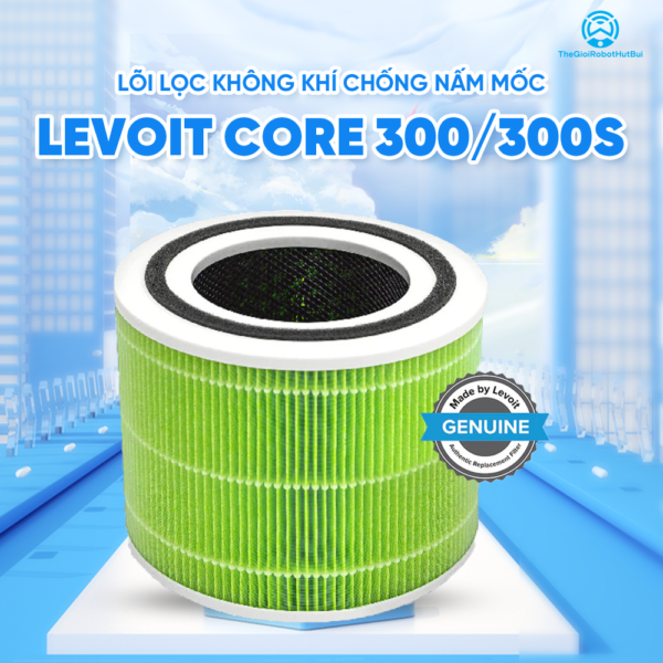 Lõi Lọc Không Khí Chính Hãng Diệt Nấm Mốc Và Vi Khuẩn Cho Máy Lọc Không Khí Levoit Core 300/300S | Lọc Bụi Mịn – Khử Mùi